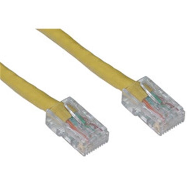 Cable Wholesale CableWholesale 10X6-181HD Cat5e Yellow Ethernet Patch Cable  Bootless  100 foot - 10X6-181HD