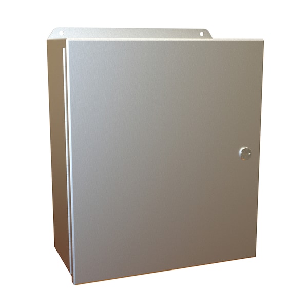 Hammond Aluminum Electrical Enclosures, 14 in H, 6 in D, 12 in W, NEMA 4X, Hinged - EJ14126AL