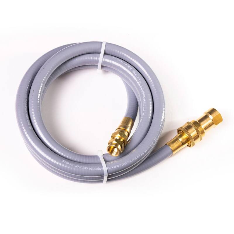 A-iPower 10 Foot Quick Connect Natural Gas Hose Kit - H1001