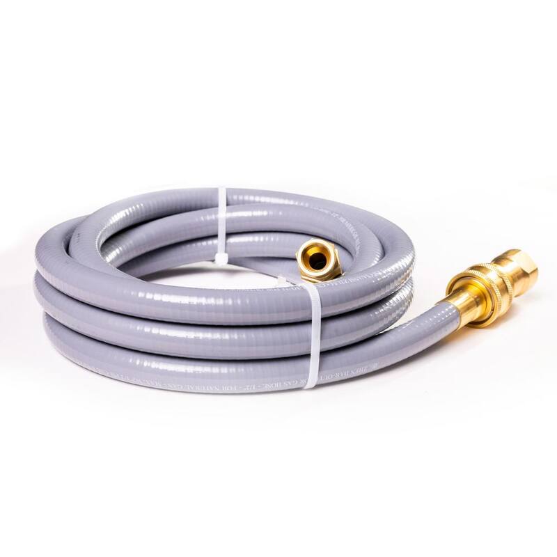 A-iPower 10 Foot Quick Connect Natural Gas Hose Kit - H1001