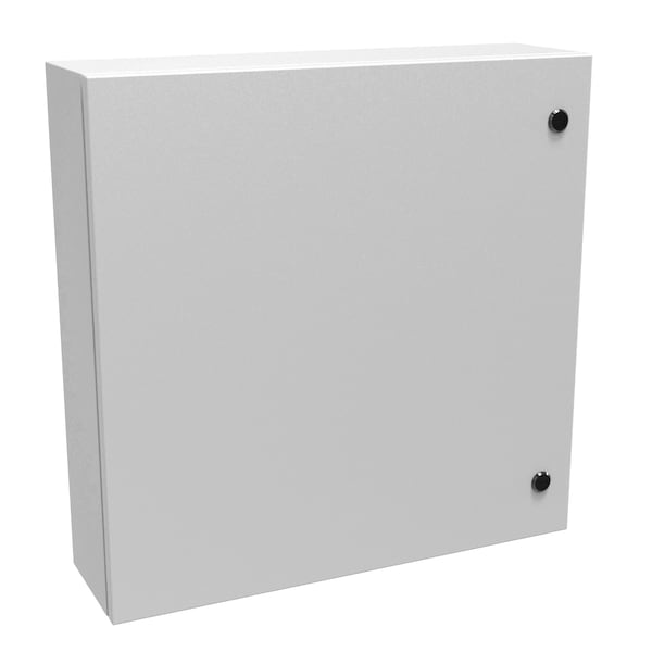 Hammond Steel Electrical Enclosures, 24 in H, 6 in D, 24 in W, NEMA 4, Hinged - EN4SD24246LG