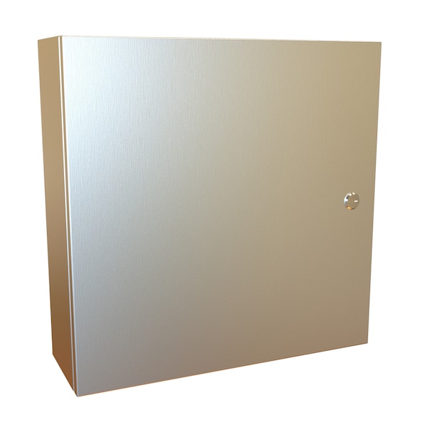 Hammond 316 Stainless Steel Electrical Enclosures, 20 in H, 6 in D, 20 in W, NEMA 4X, Hinged - EN4SD20206S16