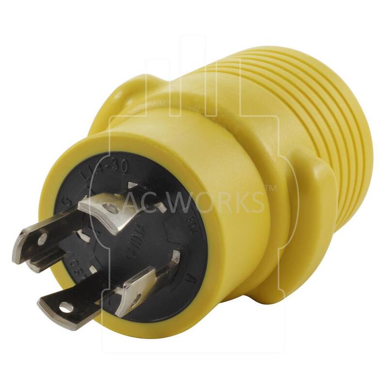 AC WORKS RV Power Adapter Kit for 50 Amp RV from a Generator of NEMA L5-20, L5-30, TT-30 L14-20 and L14-30 - RV50AKIT1