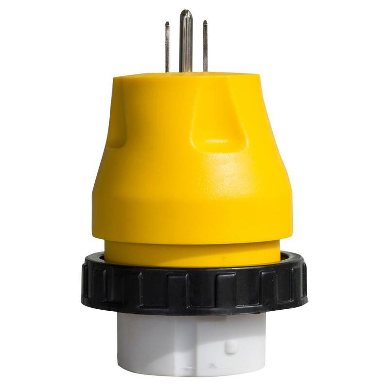 Sportsman 5-15P 15 Amp Male to SS2-50R 50 Amp Female Conversion Adapter Plug - 805239