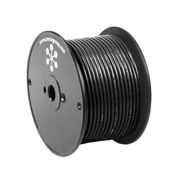 Pacer Group Pacer Black 12 AWG Primary Wire, 100' - WUL12BK-100