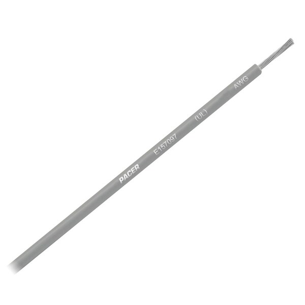 Pacer Group Pacer Grey 16 AWG Primary Wire, 25' - WUL16GY-25