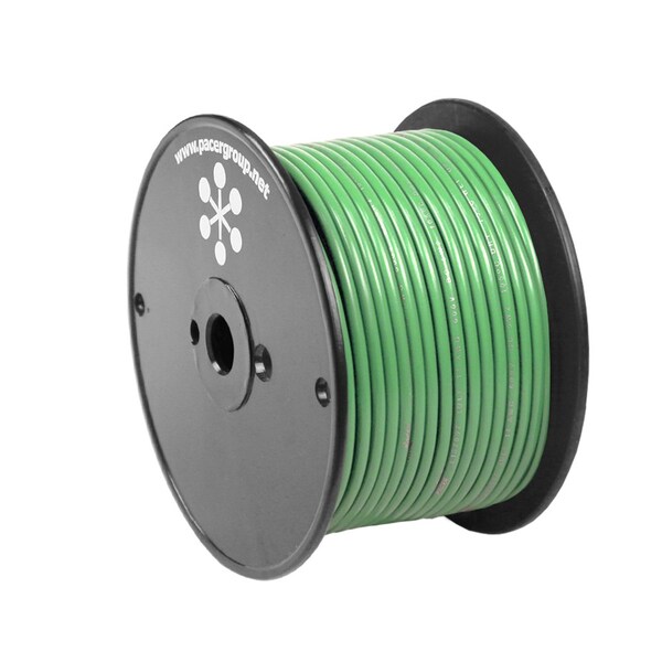 Pacer Group Pacer Light Green 16 AWG Primary Wire - 100' - WUL16LG-100