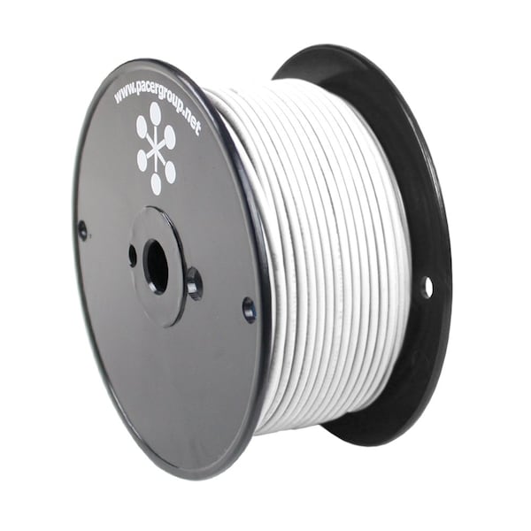 Pacer Group Pacer White 10 AWG Primary Wire - 250 - WUL10WH-250