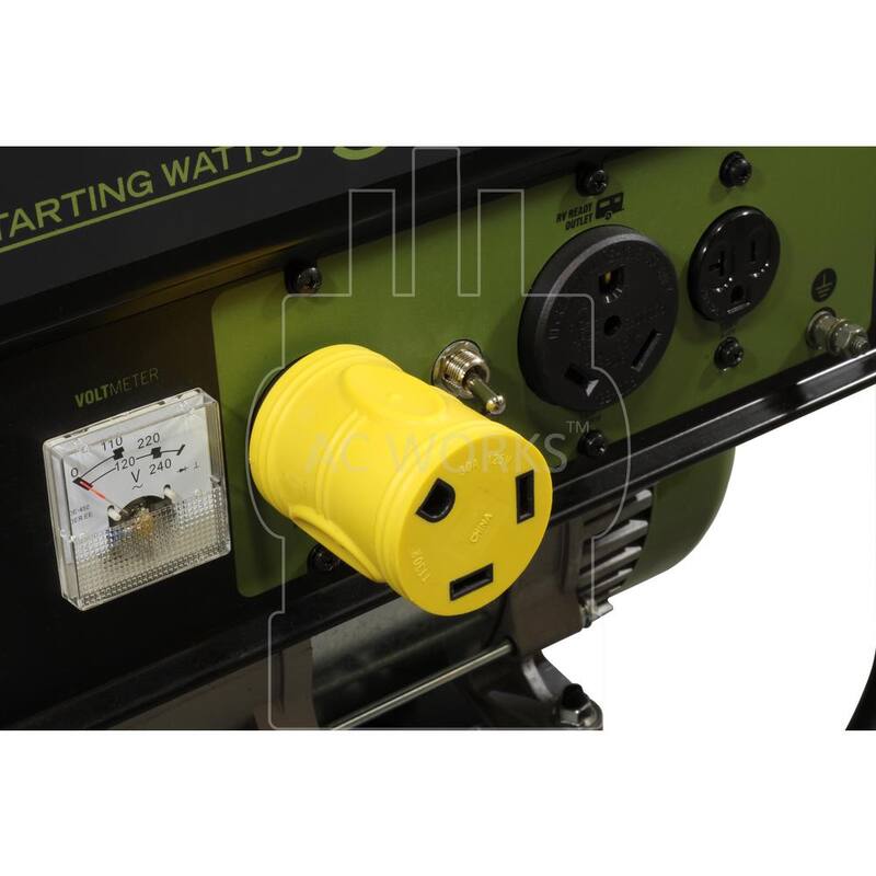 AC WORKS RV 30 Amp Power Adapter Kit for a Generator of NEMA L5-20, L5-30, L14-20, L14-30 and 14-50 - RV30AKIT1