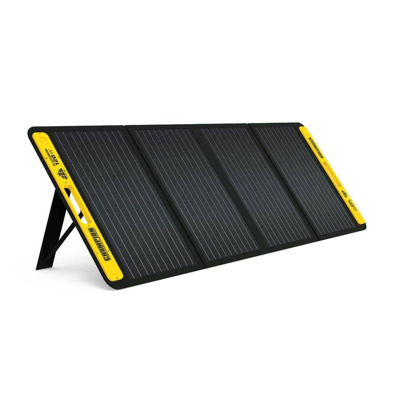 Champion Power Equipment 120-Watt Portable Foldable Solar Panels for Power Stations with Extension Cable and Kickstand - 201246
