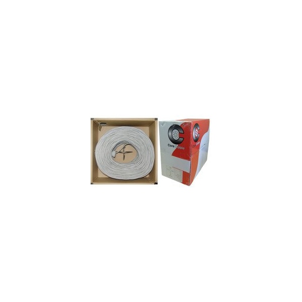 Swe-Tech 3C Security/Alrm Wire, Gray, 18/4 18AWG 4 Conductor, Stranded, CMR / Inwall rated, Pullbox, 500 foot - FWT10K5-04212SF