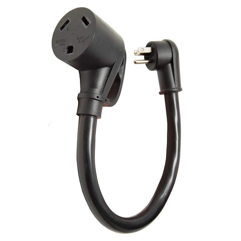 WEN 120-Volt 15 Amp 1800-Watt Generator to RV Adapter Cord (5-15P to TT-30R) - PC3012