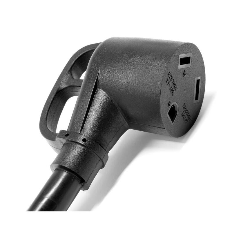 WEN 120-Volt 15 Amp 1800-Watt Generator to RV Adapter Cord (5-15P to TT-30R) - PC3012