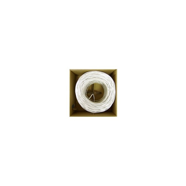 Cable de Seguridad/Alarma Swe-Tech 3C, Blanco, 22/6 22AWG 6 Conductor, Trenzado, Clasificación CMR/Inwall, Caja de 1000 pies - FWT10K4-06912SH
