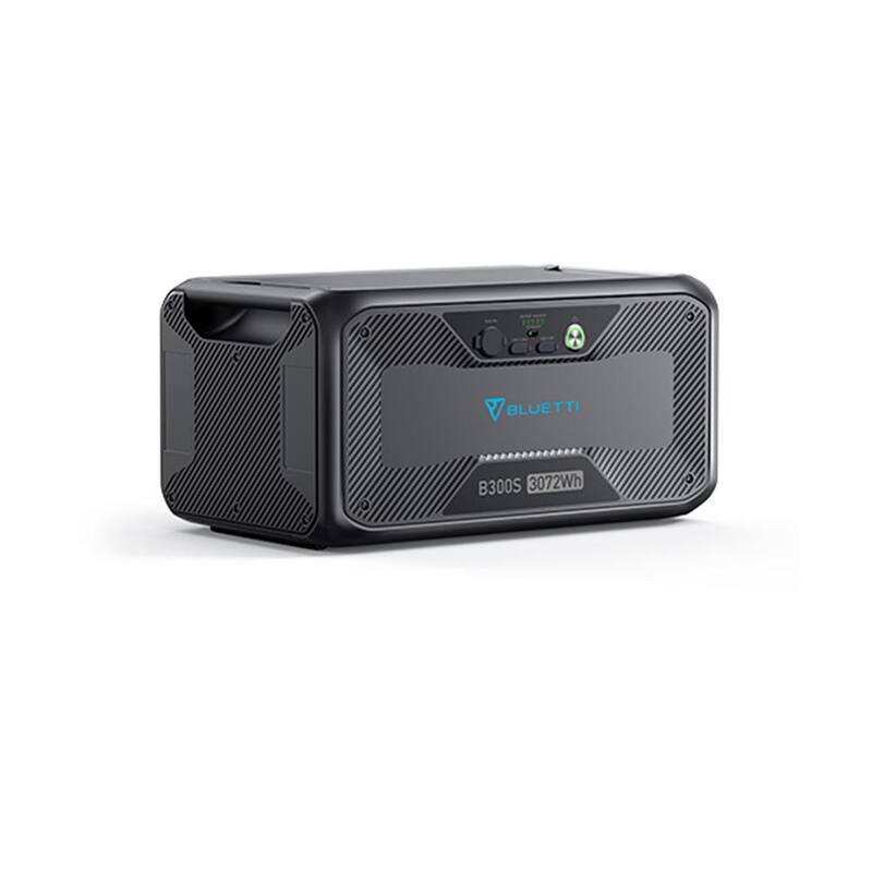 BLUETTI 3072Wh LiFePO4 Expansion Battery B300S Only Works with AC500, DC Power Source with 100-Watt USB-C, Outdoor Use - B300S-US-GY-BL-THDUS