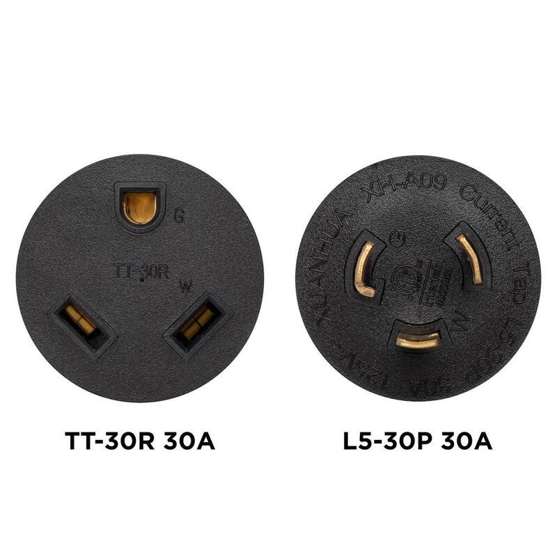 Westinghouse 30 Amp 120-Volt L5-30P to TT-30R Generator Plug Adapter - 30154A