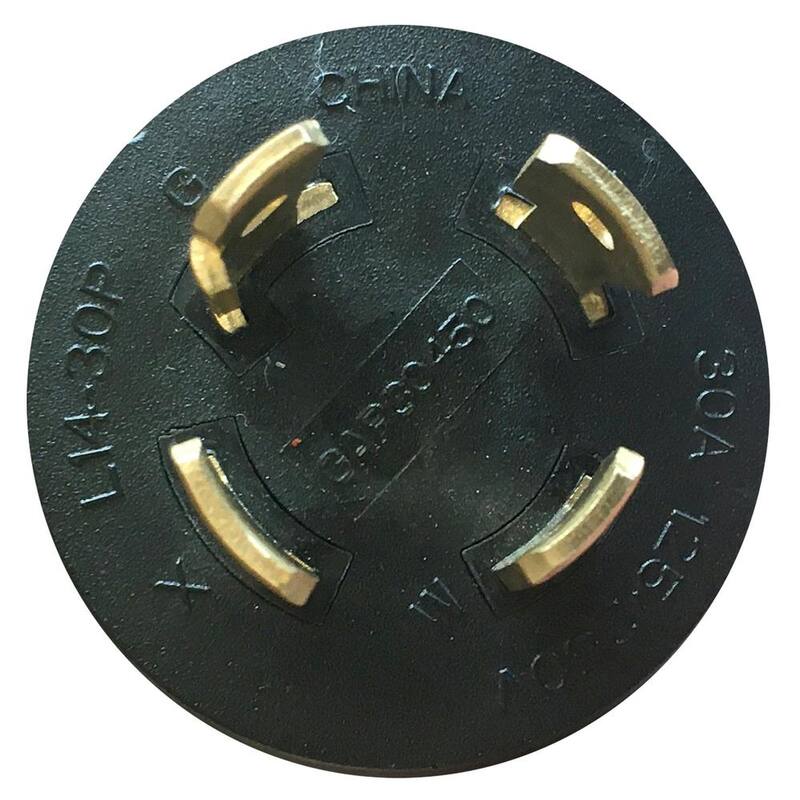 Sportsman L14-30P Male to 14-50R Female Conversion Adapter Plug - 805253