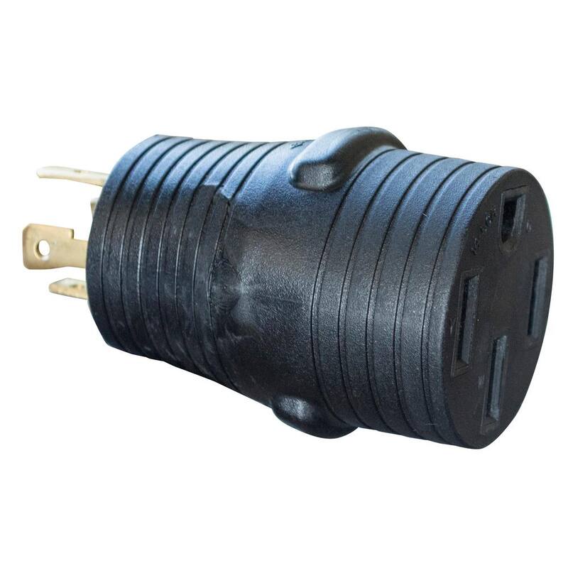 Sportsman L14-30P Male to 14-50R Female Conversion Adapter Plug - 805253