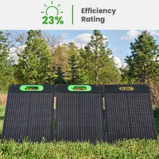 YOSHINO Solid-State Solar Battery Generator 660W (602Wh) Push-Button Start with 100W Portable Solar Panel, for Home, Camping - K6SP11