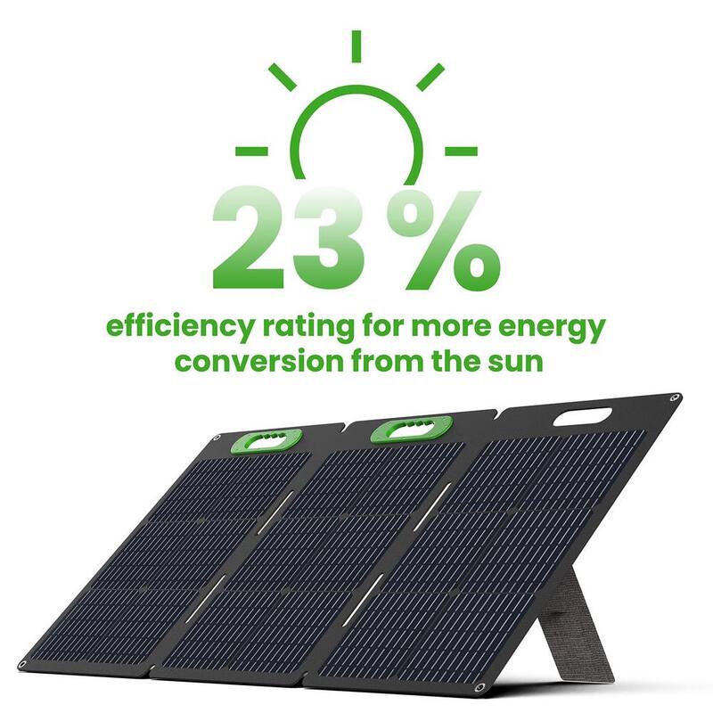 YOSHINO Solid-State Solar Battery Generator 660W (602Wh) Push-Button Start with 100W Portable Solar Panel, for Home, Camping - K6SP11