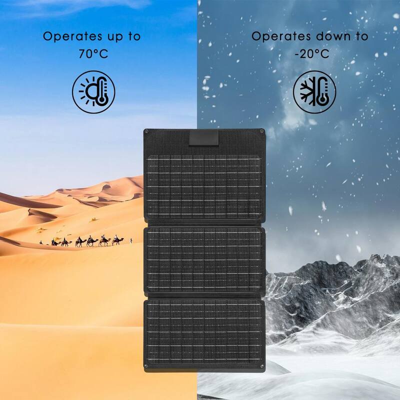 ROCKSOLAR 30-Watt Solar Power Panel Kit for ROCKSOLAR Portable Power Station - RSSP30