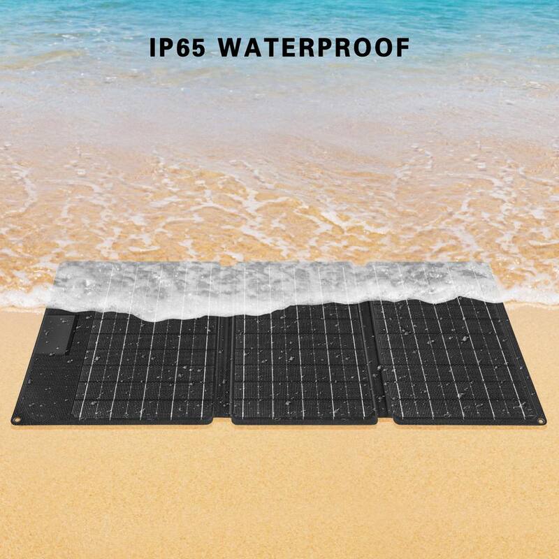 ROCKSOLAR 30-Watt Solar Power Panel Kit for ROCKSOLAR Portable Power Station - RSSP30