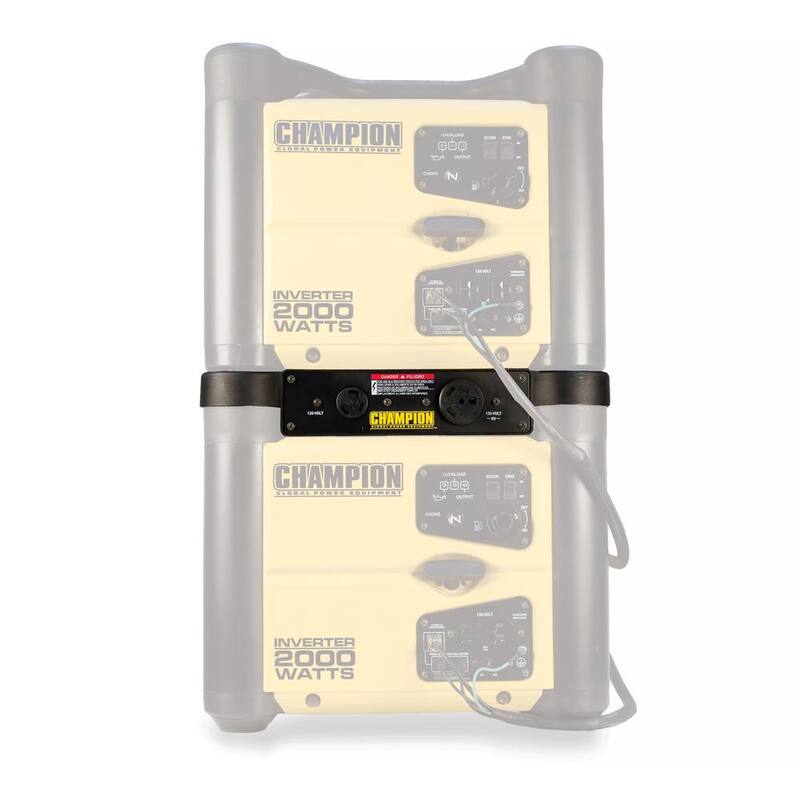Champion Power Equipment 1600-Watt to 2000-Watt 30 Amp RV Ready Parallel Kit for Linking 2 Stackable Inverter Generators - 73500i