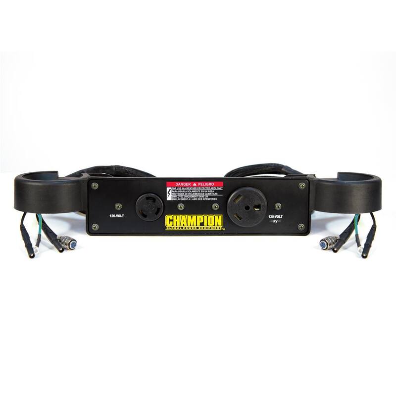 Champion Power Equipment 1600-Watt to 2000-Watt 30 Amp RV Ready Parallel Kit for Linking 2 Stackable Inverter Generators - 73500i