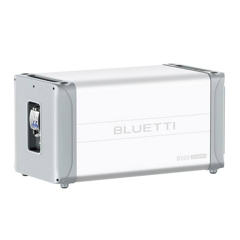 BLUETTI 4960Wh LiFePO4 Expansion Battery B500, Only Works with EP800 and EP900 Home Battery Backup System - B500-US-WH-BL-THDUS