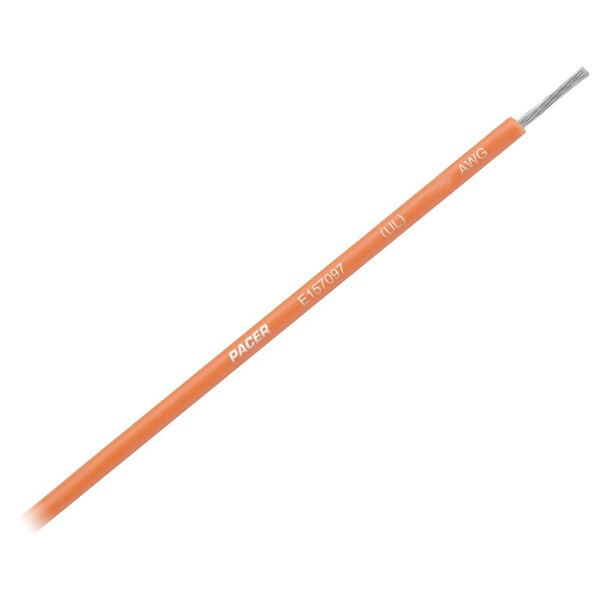Pacer Group Pacer Orange 10 AWG Primary Wire, 25' - WUL10OR-25