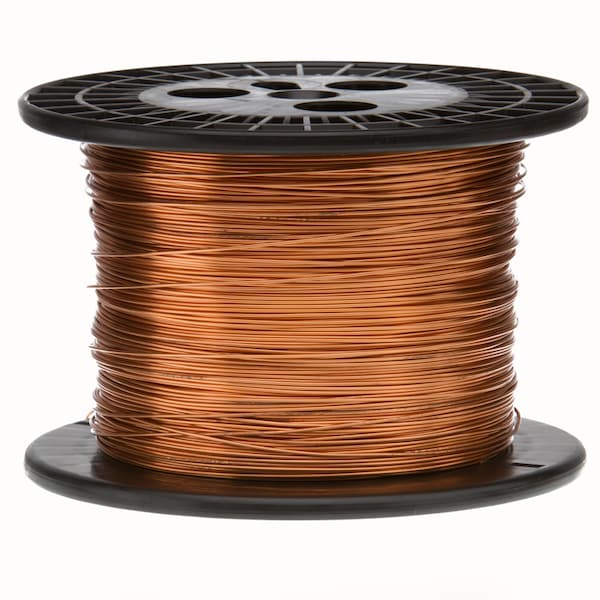 Remington Industries Bare Copper Wire, Buss Wire, 26 AWG, 500' Length, 0.0159" Diameter, Natural - 26BCW500