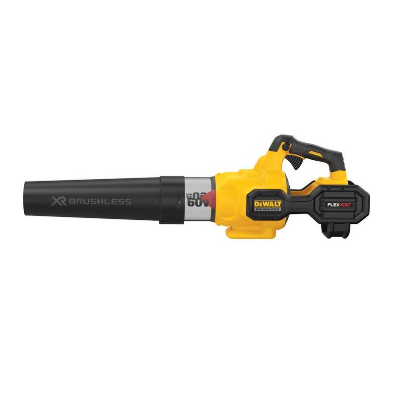 DEWALT 60V MAX 125 MPH 600 CFM Brushless Cordless Battery Powered Handheld Leaf Blower Kit & Cordless Chainsaw (Tool Only) - DCBL772X1W670B