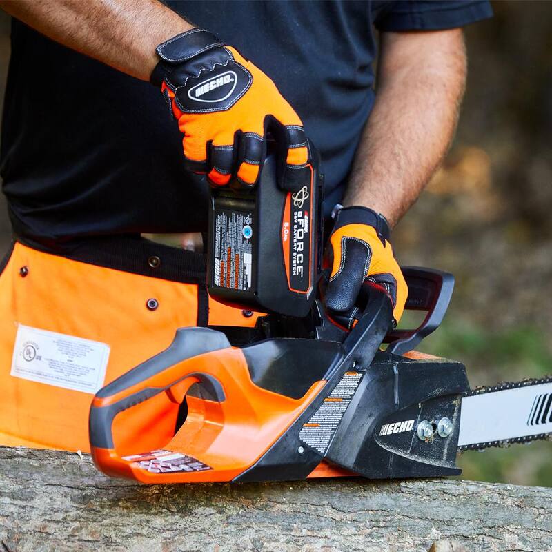 ECHO eFORCE 56V Cordless Battery String Trimmer, Blower & Chainsaw Combo Kit w/ 2.5Ah and 5.0Ah Battery and Charger (3-Tool) - V-ZAACAF