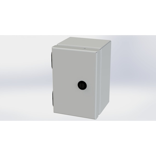 Saginaw Control & Engineering Carbon Steel Electrical Enclosures, 6 in H, 4 in D, 4 in W, NEMA 3R, 4, 12, 13, Hinged - SCE-604ELJLG
