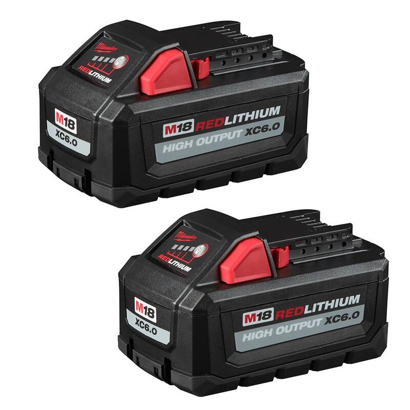 Milwaukee M18 FUEL 16 in. 18V Brushless Battery Electric Chainsaw w/3-1/2 in. 30-Degree Framing Nailer, Two 6Ah Batteries - 2727-20-2745-20-48-11-1862