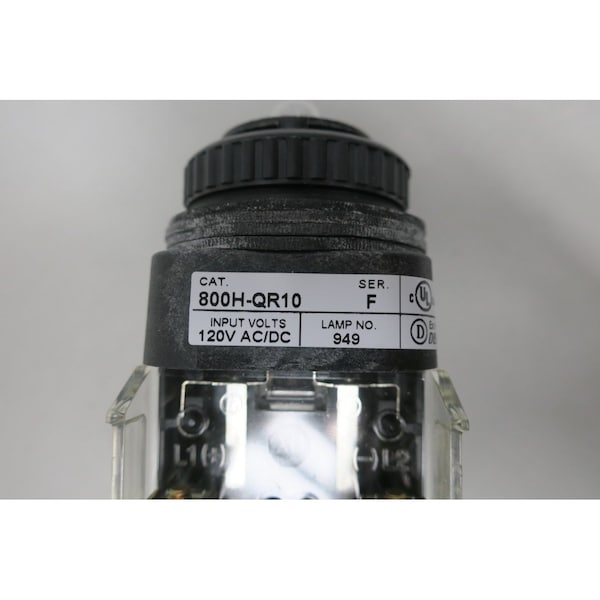 Allen Bradley Luz piloto verde de 120VCA - 800H-QR10G