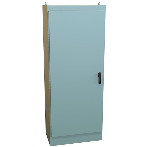 Hammond Steel Electrical Enclosures, 90.06 in H, 20.06 in D, 36.06 in W, NEMA 12, Hinged - 1418YY20