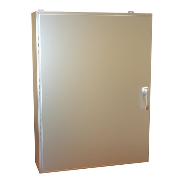 Hammond 316 Stainless Steel Electrical Enclosures, 48 in H, 10 in D, 36 in W, NEMA 4X, Hinged - HW483610S16HK