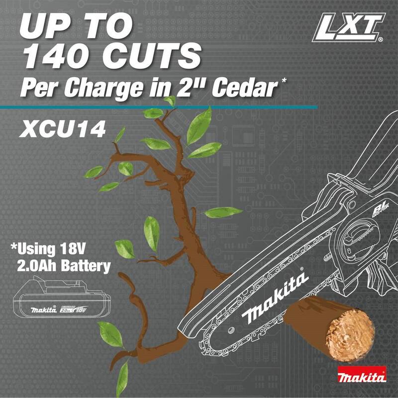 Makita 18V LXT Lithium-Ion Brushless Cordless 6 in. Pruning Saw Kit (2.0Ah) - XCU14SR1