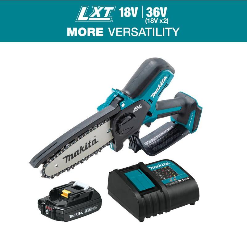 Makita 18V LXT Lithium-Ion Brushless Cordless 6 in. Pruning Saw Kit (2.0Ah) - XCU14SR1