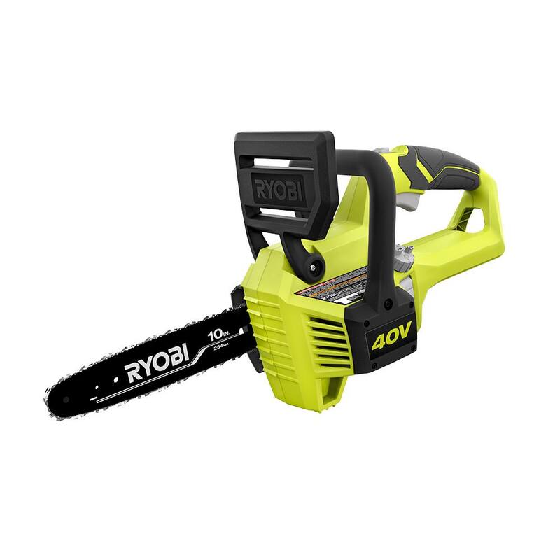RYOBI 40V 10 in. Battery Powered Chainsaw (Tool Only) - RY40507BTL
