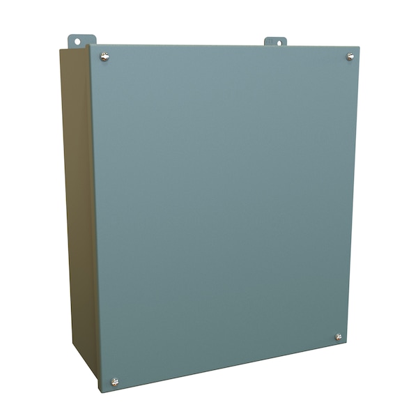 Hammond Steel Electrical Enclosures, 16 in H, 6 in D, 14 in W, NEMA 12, Screw On - 1414SCO6