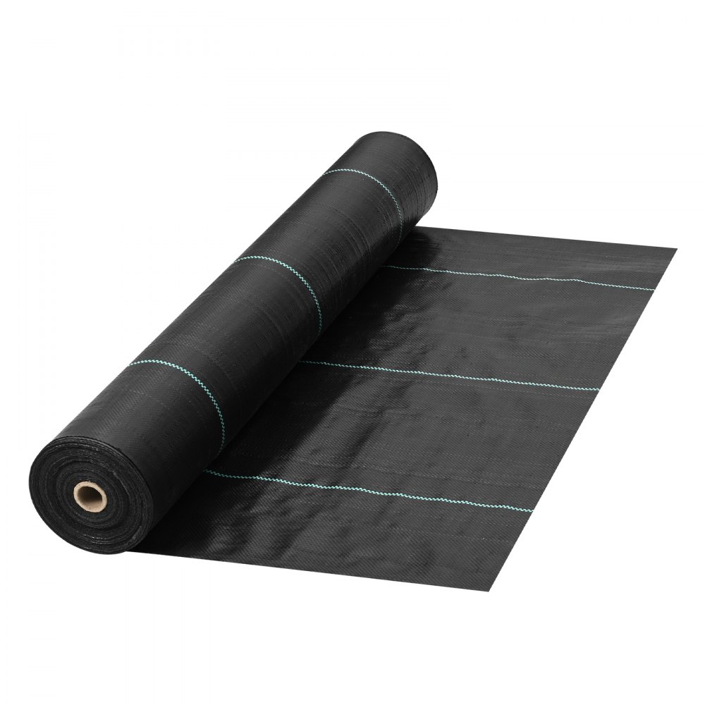 VEVOR Weed Barrier, 5.8oz Landscape Fabric, 3ft x 300ft Cover Mat Heavy Duty Woven Grass Control Geotextile for Garden, Patio, Black - FCBY33005.8OZ8WBLV0