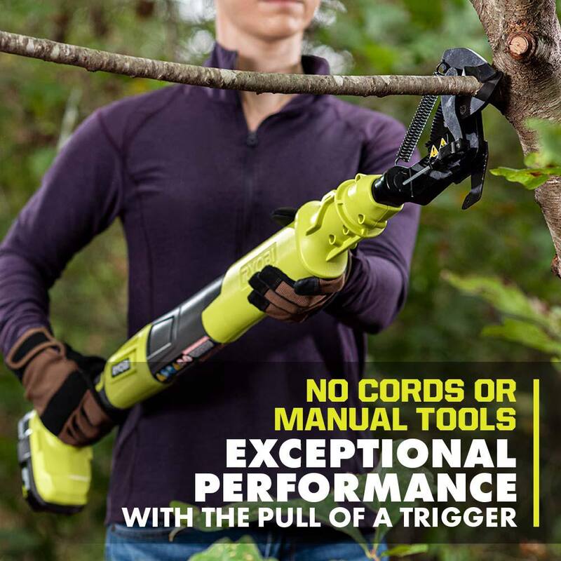 RYOBI ONE+ 18V 6 in. Cordless Battery Compact Pruning Chainsaw & 18V Cordless Battery Lopper w/2.0 Ah Battery and Charger - PCLCW01K-P4362BTL