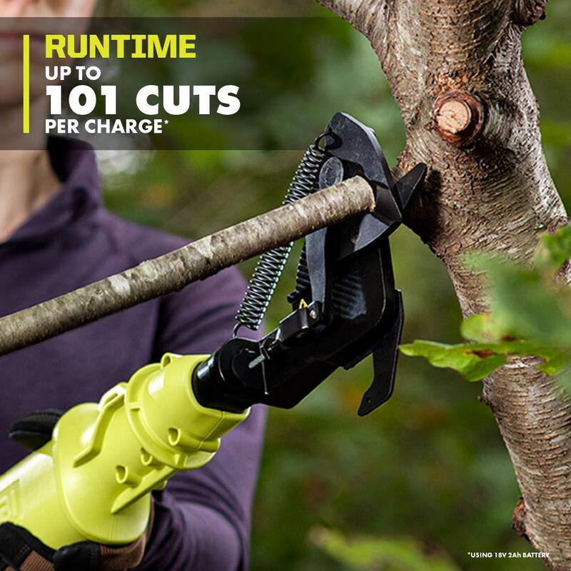 RYOBI ONE+ 18V 6 in. Cordless Battery Compact Pruning Chainsaw & 18V Cordless Battery Lopper w/2.0 Ah Battery and Charger - PCLCW01K-P4362BTL
