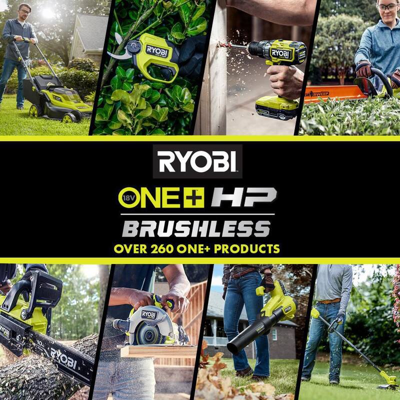 RYOBI ONE+ HP 18V Brushless 10 in. Cordless Battery Chainsaw (Tool Only) with Extra Chain and Bar and Chain Oil - P2502BTL-CMB1