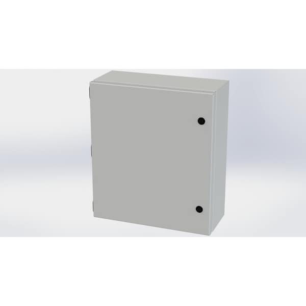 Saginaw Control & Engineering Carbon Steel Electrical Enclosures, 16 in H, 6 in D, 14 in W, NEMA 3R, 4, 12, 13, Hinged - SCE-1614ELJLG
