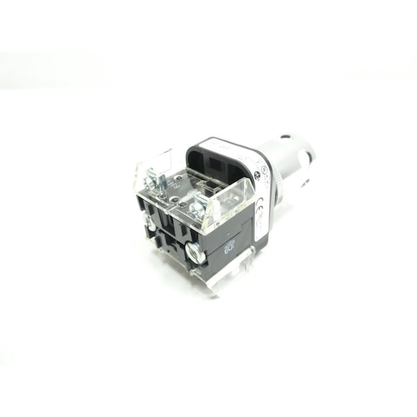Botón pulsador Allen Bradley, iluminado, sin tapa, 120V CA/CC, cabezal extendido, 30mm - 800T-QA10.