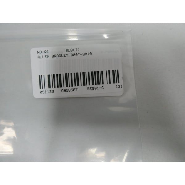 Botón pulsador Allen Bradley, iluminado, sin tapa, 120V CA/CC, cabezal extendido, 30mm - 800T-QA10.