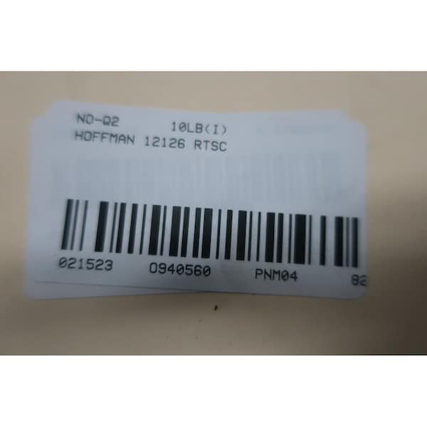 Hoffman Steel Electrical Enclosures, 12 in H, 6 in D, 12 in W - 12126RTSC